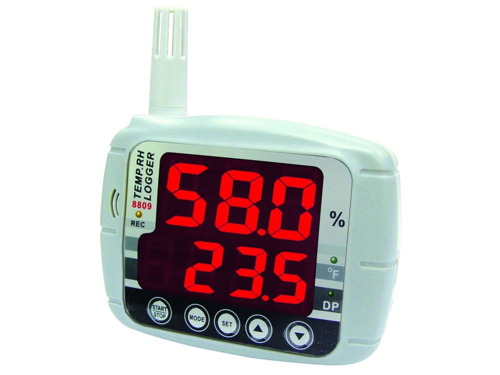 General Tools LTH8809DL Temperature and Humidity Monitor w/Data