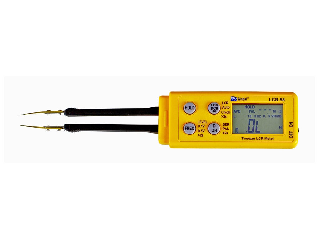 Global Specialties LCR-58 - Tweezer LCR Meter with ESR