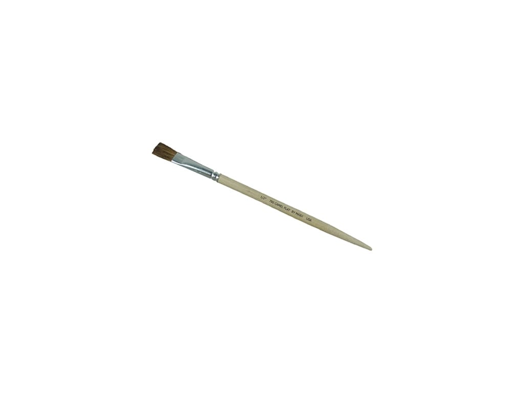 Camel Hair Flat Brush - Gordon Brush