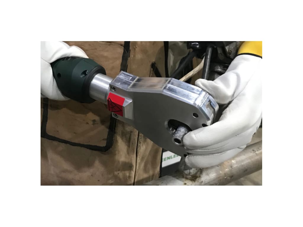 Greenlee EK6ATILX22 Six Ton Inline Quad Point Crimper (Open Face