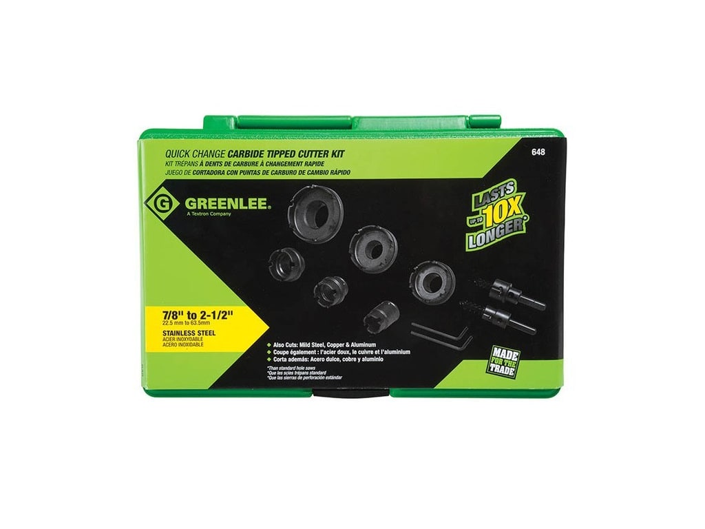 今ダケ送料無料 eネットストアーGreenlee 648 Quick Change Carbide Cutter Set by Greenlee  並行輸入品