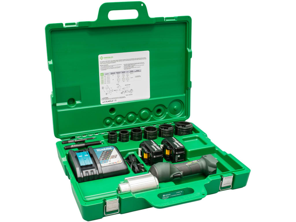 Greenlee LS100X11SB IntelliPUNCH 11Ton BatteryHydraulic Knockout