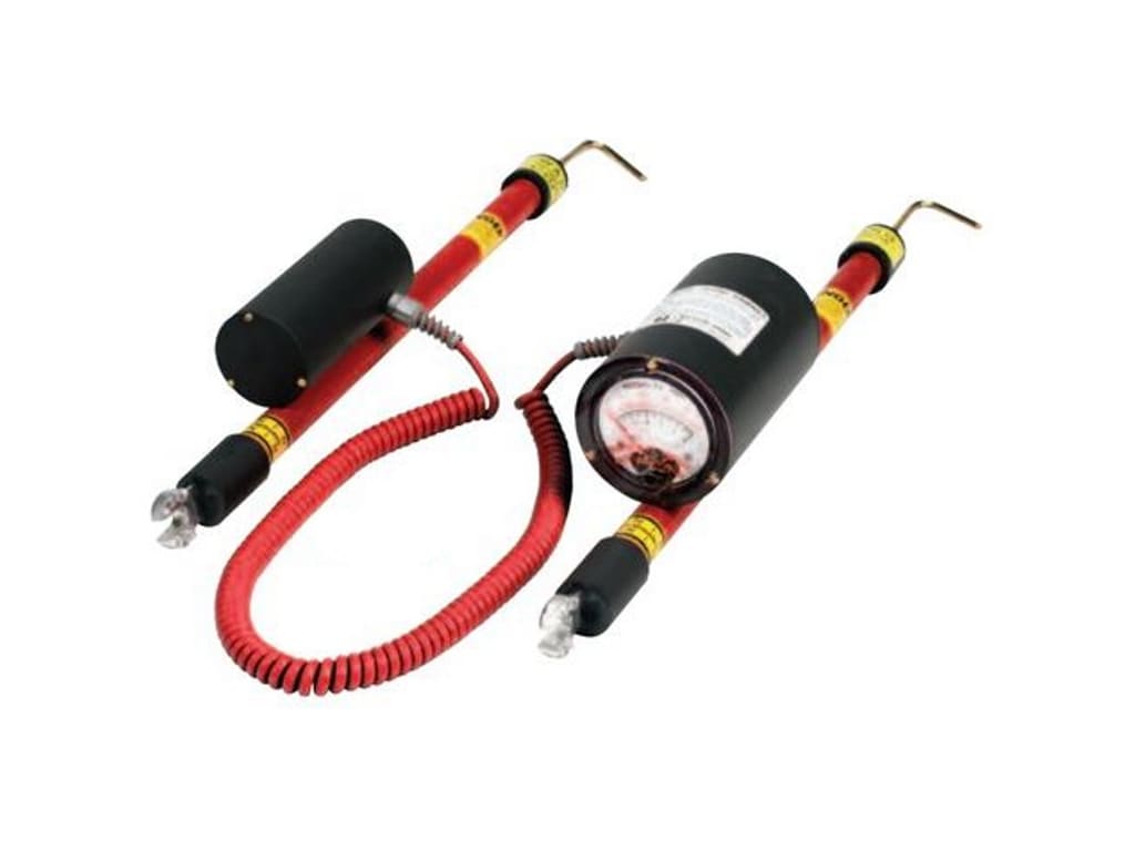 HDE MARK-V - Dual Stick Voltmeter, Dual Range, 0-5/0-15kV