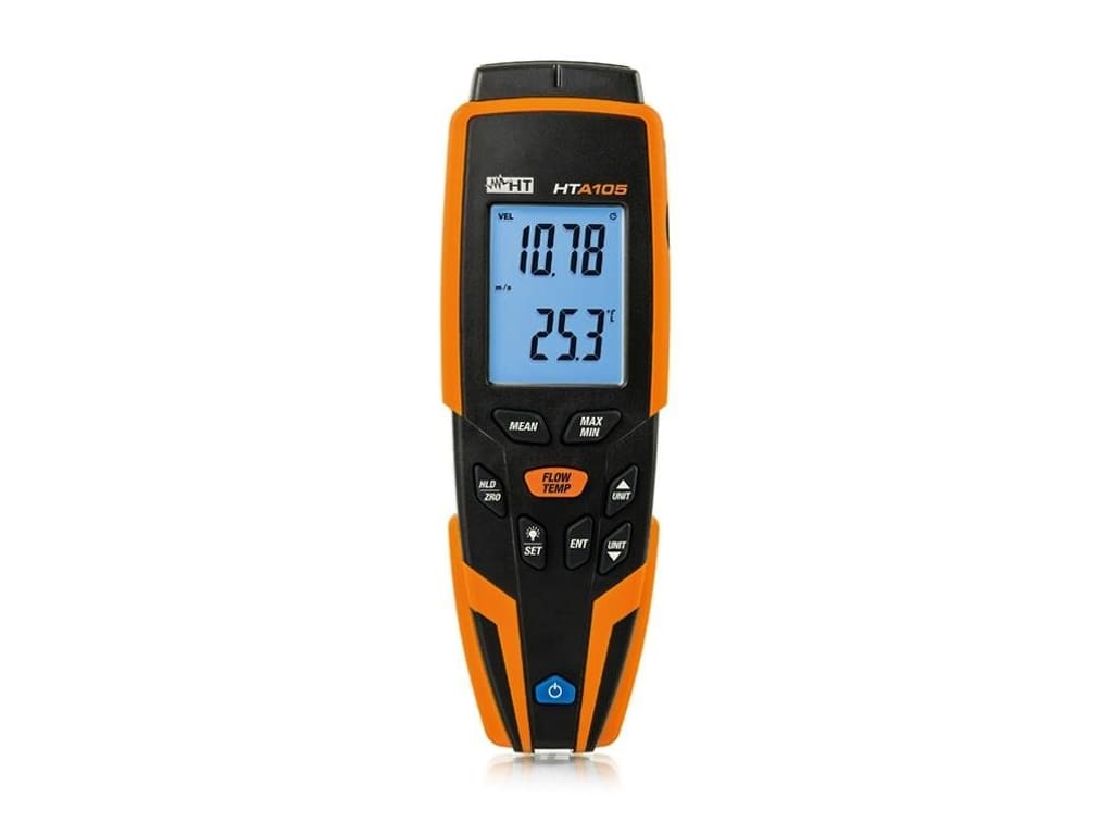 KANJJ-YU Portable Hot Wire Anemometer with IR Thermometer ST730 KANJJ-YU Portable Hot Wire Anemometer with IR Thermometer ST730