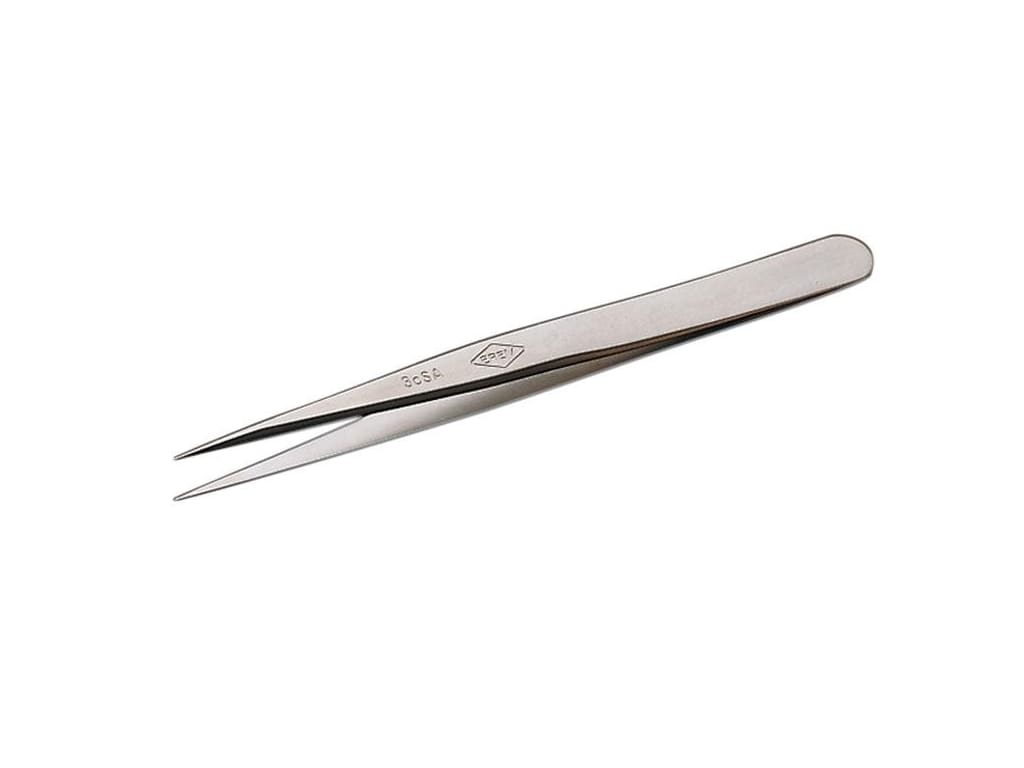 CHP 321-SA Large Round Flat Tweezers