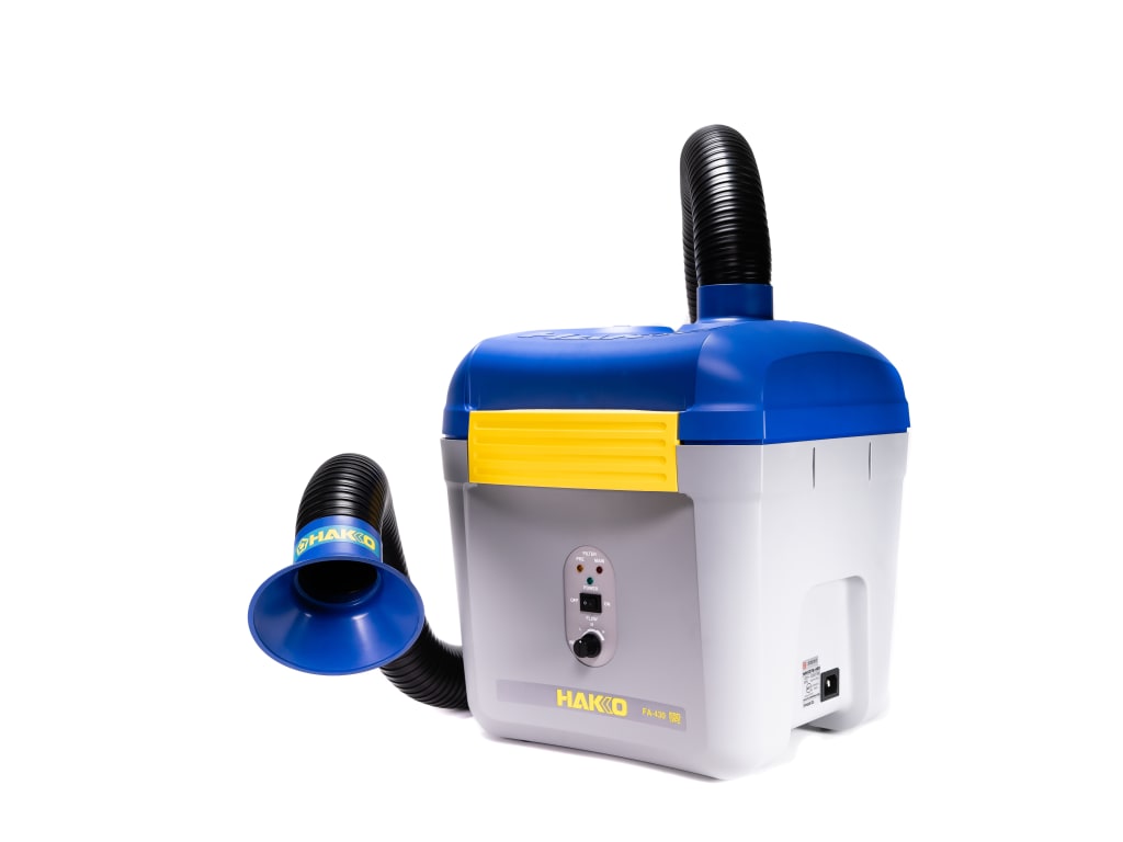 Hakko FA430-KIT2 - Two Port Fume Extractor with C1572 Duct Kit with ...