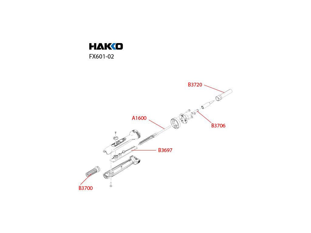 Hakko FX601-02 - Soldering Iron with High Heat Capacity