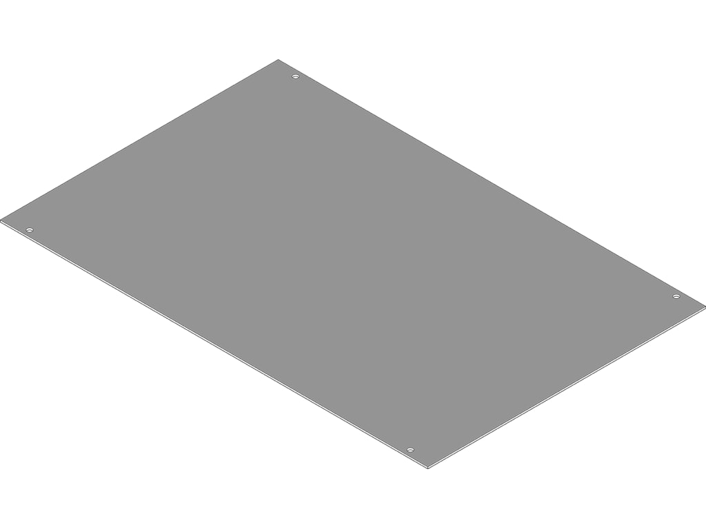 Hammond C2BPS1923BK1 C2 Bottom Panel, Solid Bottom, Black, 23.63" Depth TEquipment