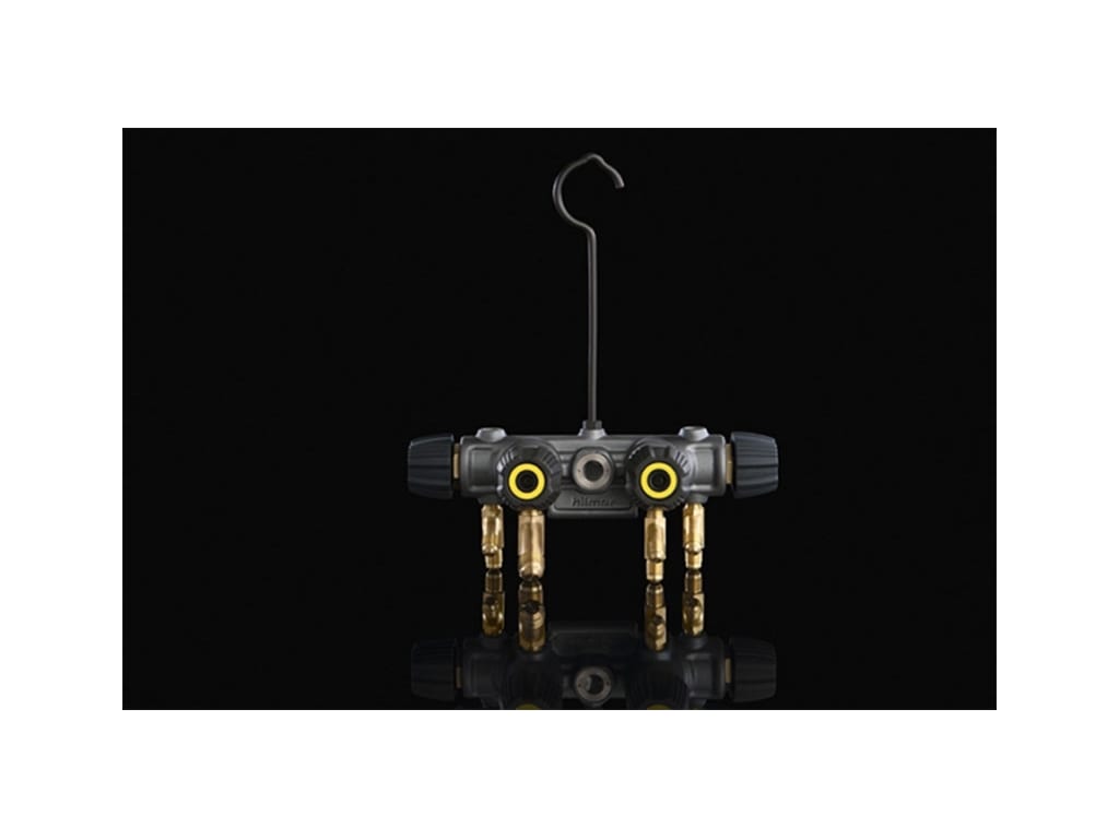 Hilmor 1839111 4-Valve Aluminum Manifold