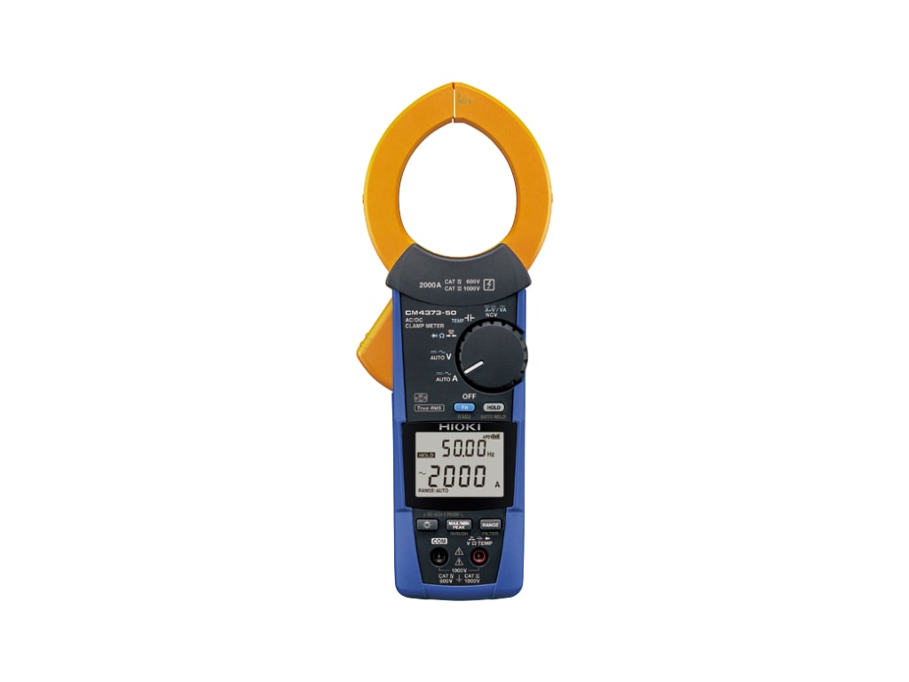 Hioki CM4373-92 - TRMS AC/DC Clamp Meter (2000 A) with P2000 Probe