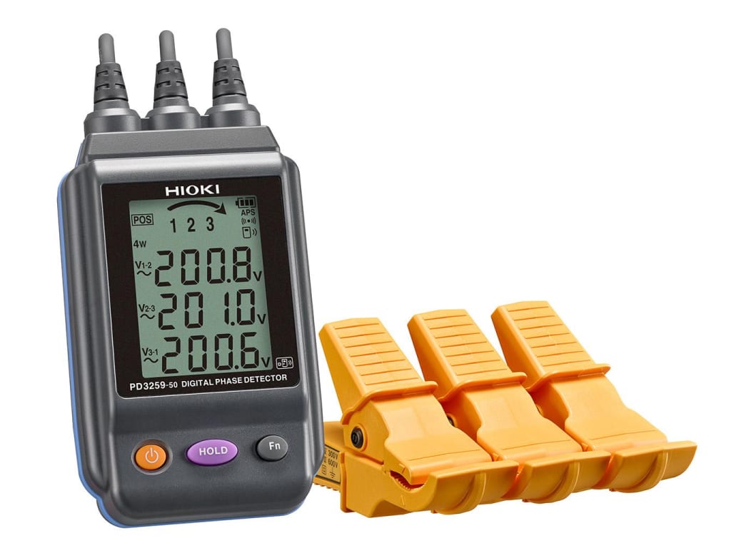Hioki PD325950 kit Digital Phase Detector with Hioki Z3210 TechEdu