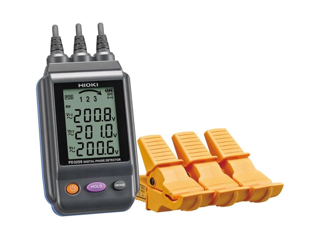 Hioki PD3259 Phase Sequence and Motor Rotation Meters TechEdu