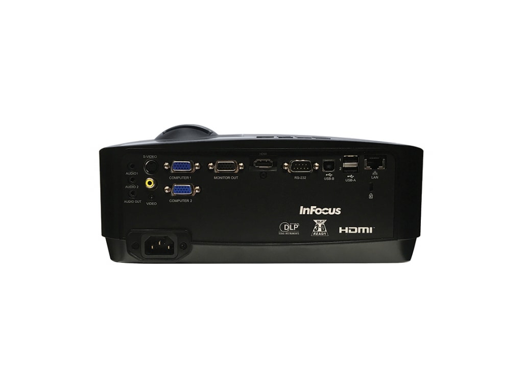 InFocus IN2128HDx 4000 Lumen, DLP Projector - 3D Ready, HDMI, RJ4