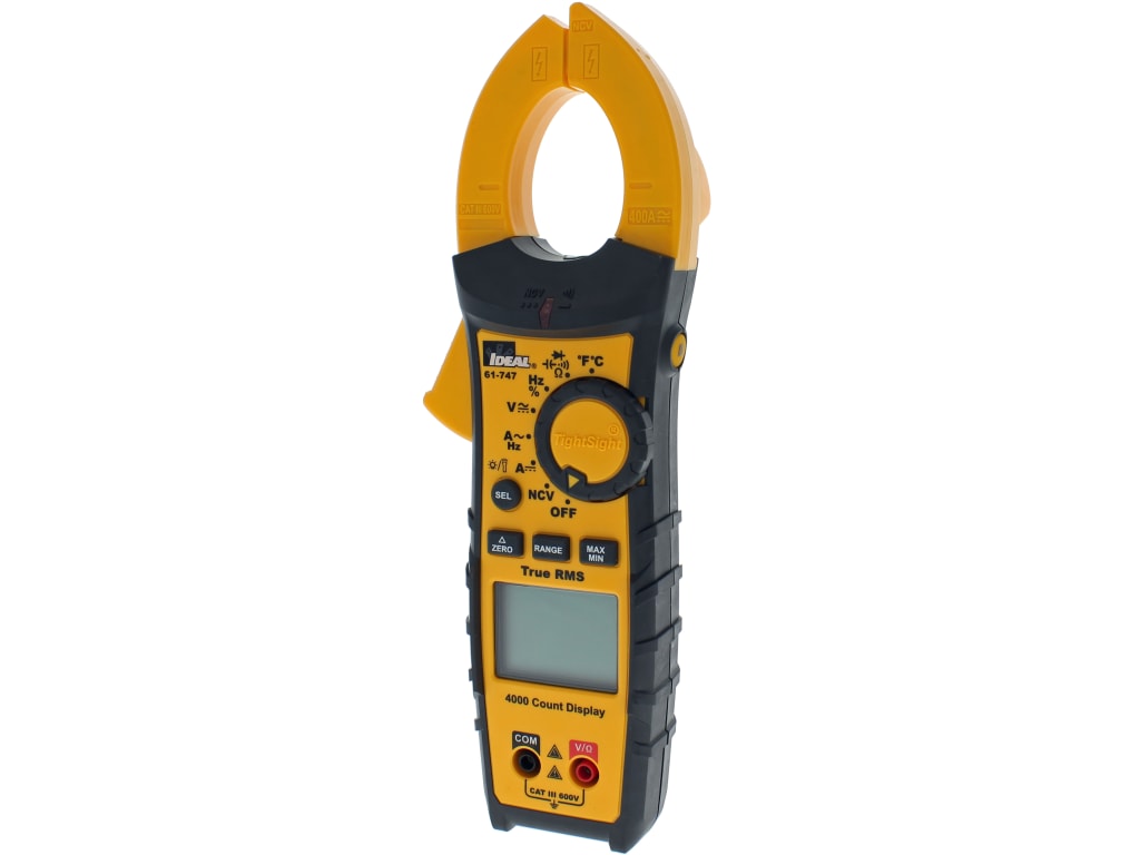 Ideal 61747 400A AC/DC TRMS TightSight Clamp Meter TEquipment