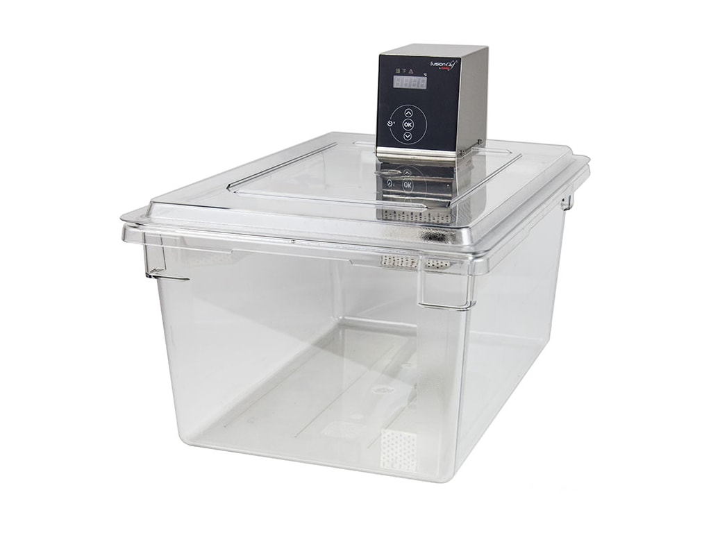 Cambro Clear Plastic Container 17 gallon with Lid - Julabo