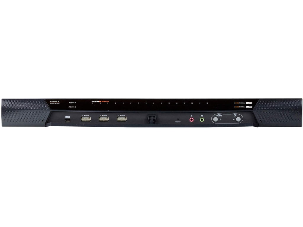 Aten KN1116VA 1-Local/1-Remote Access 16-Port Cat KVM over IP Switch  with Virtual Media (1920 x 1200) Touchboards