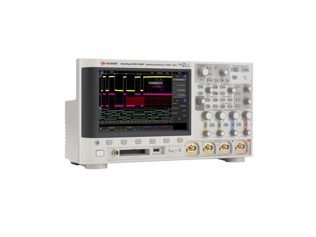 Keysight DSOX3054T - Digital Oscilloscope (500 MHz / 4 Channels ...