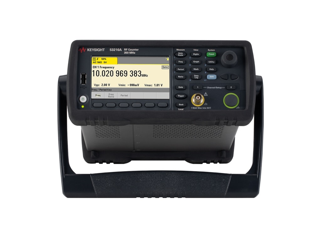 Keysight 53210A RF Frequency Counter (1 Channel / 350 MHz / 10 Digits