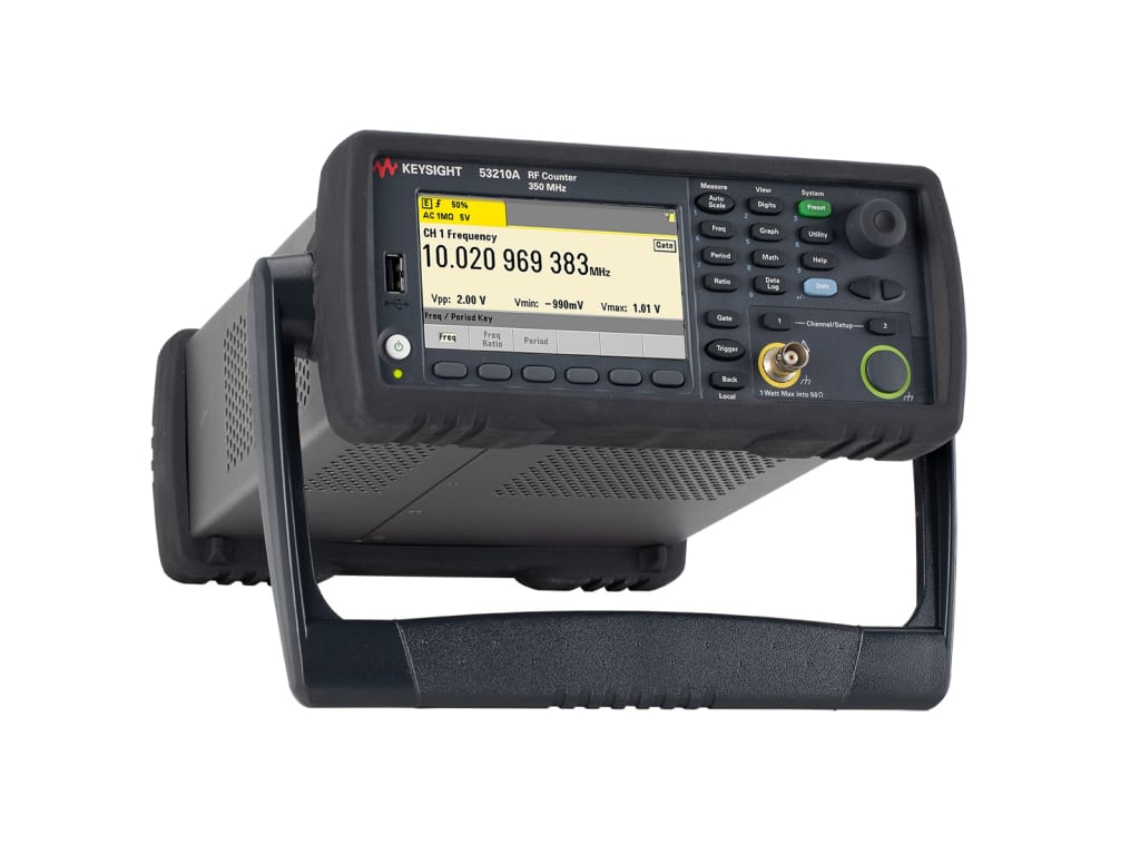 Keysight 53210A RF Frequency Counter (1 Channel / 350 MHz / 10 Digits