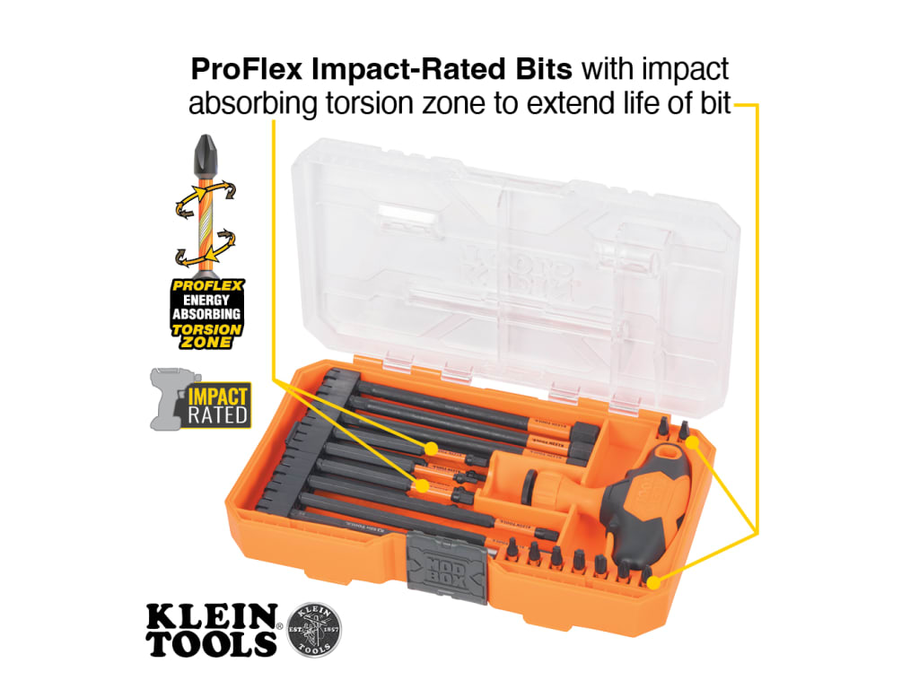 Klein Tools 33804 - ProFlex Impact-Rated Interchangeable Ratcheting T ...