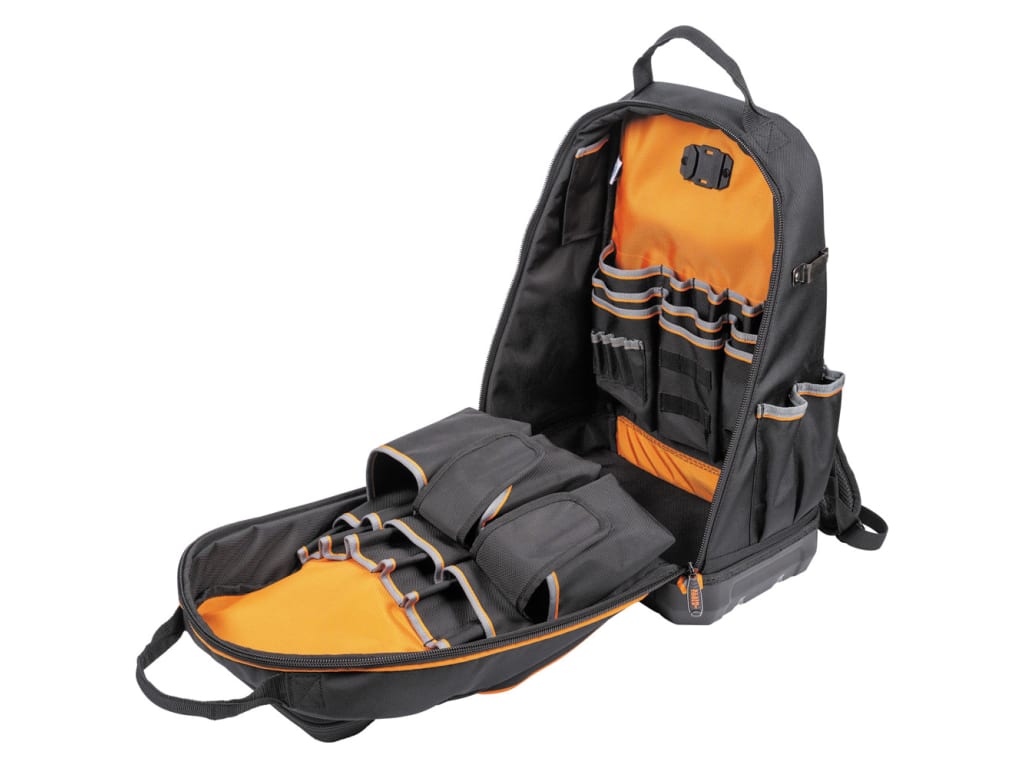 Klein 62800BP Tradesman Pro XL Tool Bag Backpack with 40 Pockets