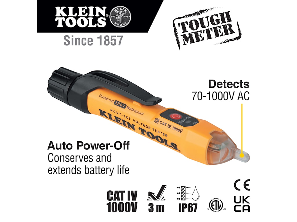 Klein Tools 69149P - Test Kit with Multimeter, Non-Contact Volt