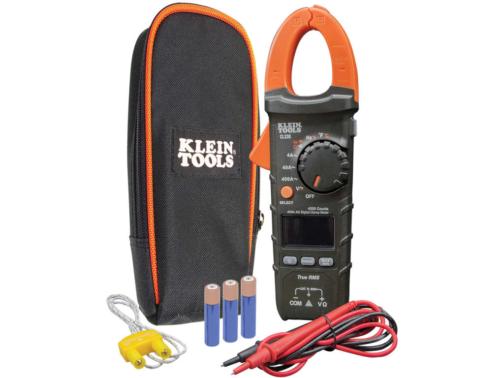 Klein Tools CL330 400A AC AutoRanging Digital Clamp Meter TEquipment