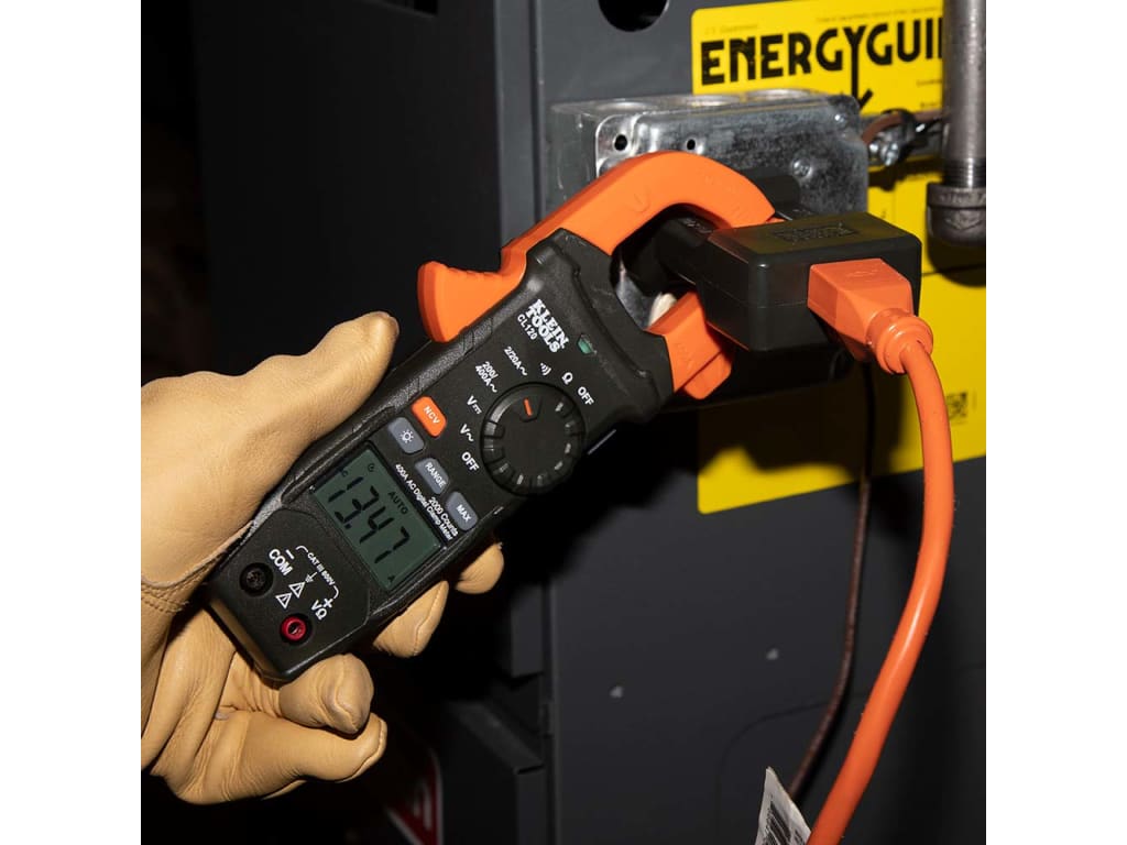 Klein CL120 Digital Clamp Meter, AC AutoRanging 400 Amp TEquipment