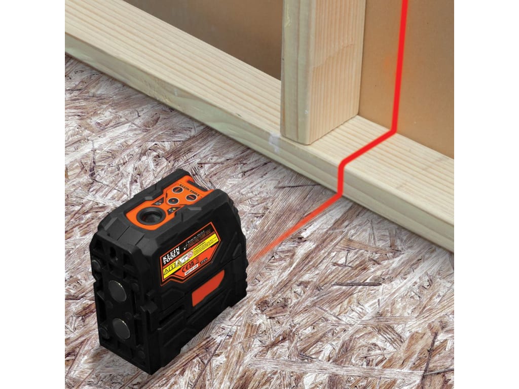 Klein Tools 93LCLS Laser Level, SelfLeveling Red CrossLine Level