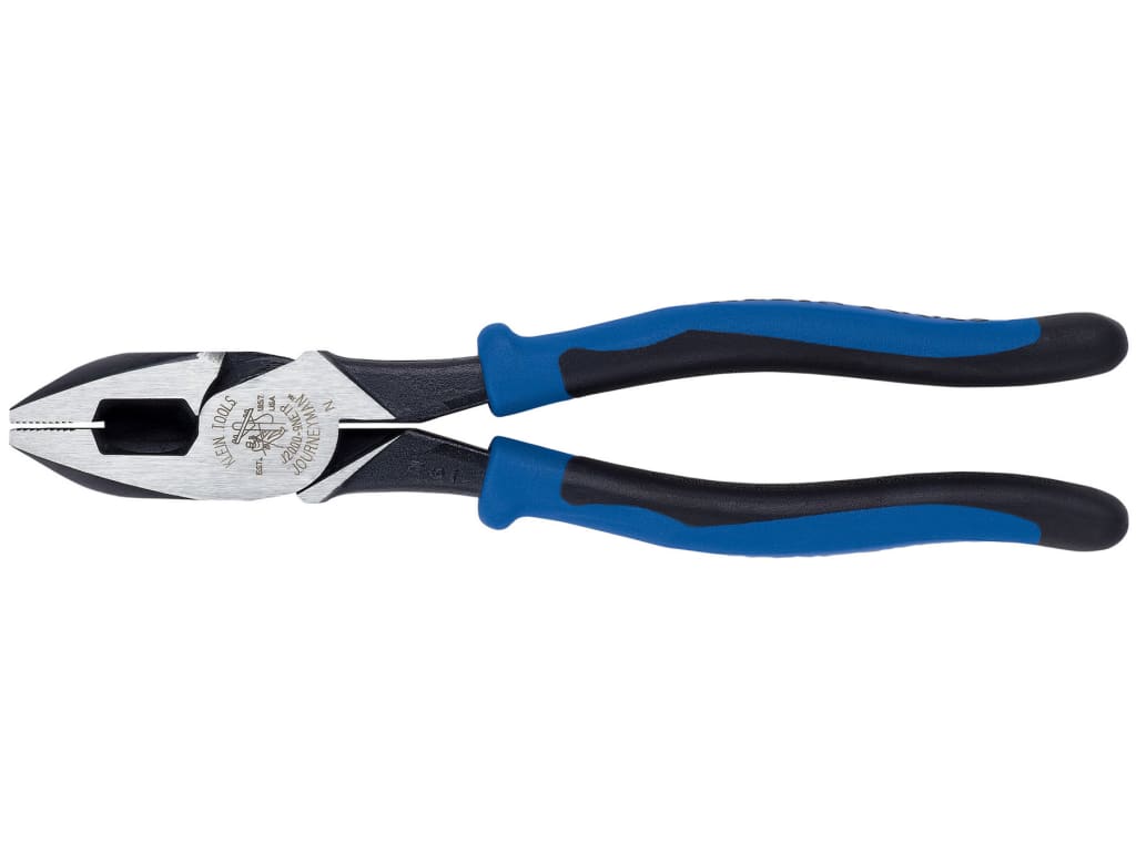 Klein Tools Lineman's Pliers, Fish Tape Pulling, 9Inch