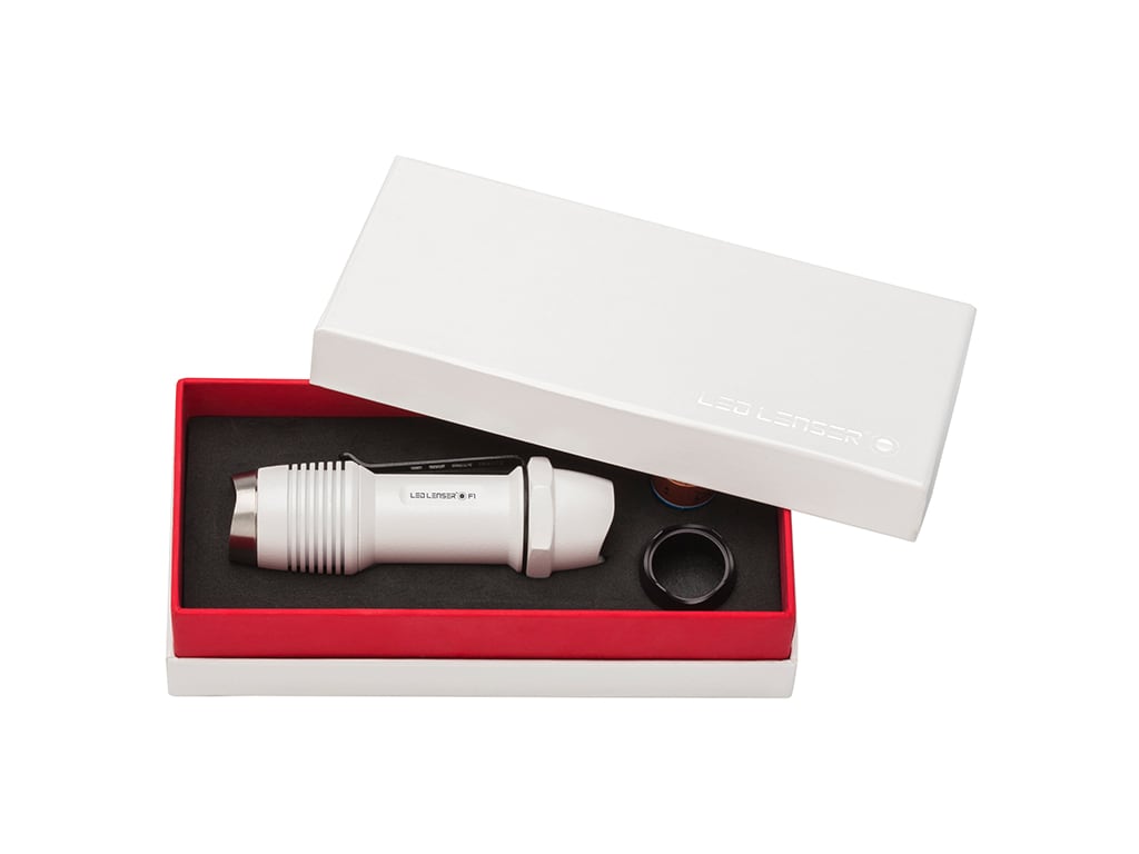 LED Lenser F1W-500 F1 White Flashlight, 500 Lumens | TEquipment