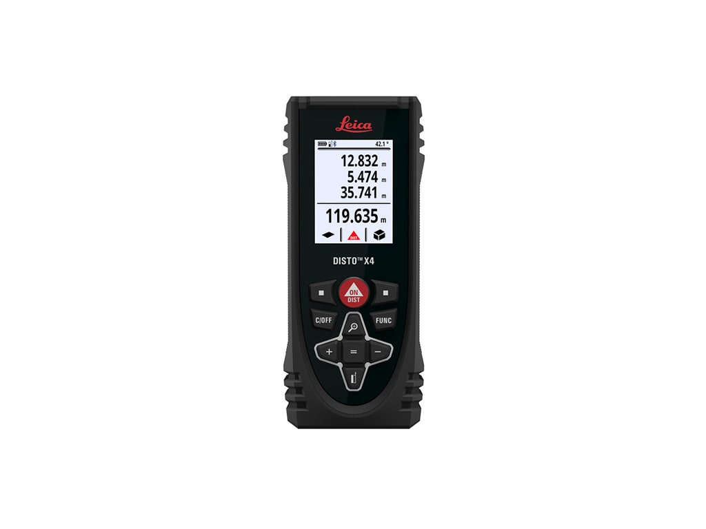Leica DISTO X4 - Rugged Laser Distance Meter (Catalog 855138) | TEquipment