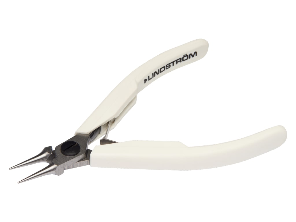 Lindstrom 7590 Round Nose Tipped Pliers w/Synthetic Handle, Smooth, 5
