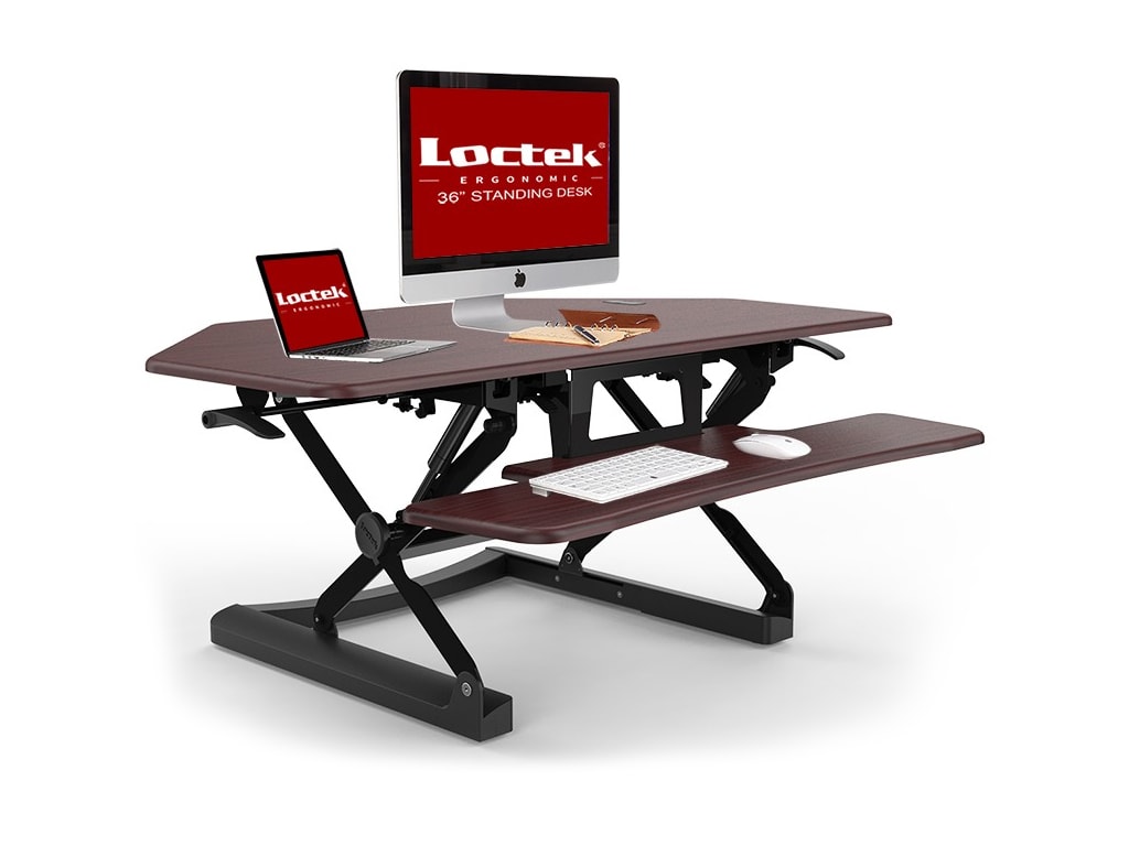 Loctek Lxc41m Wide Platform Height Adjustable Standing Desk Riser