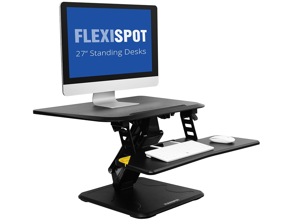 Loctek F3b Compactriser Standing Desk Converter Black Touchboards