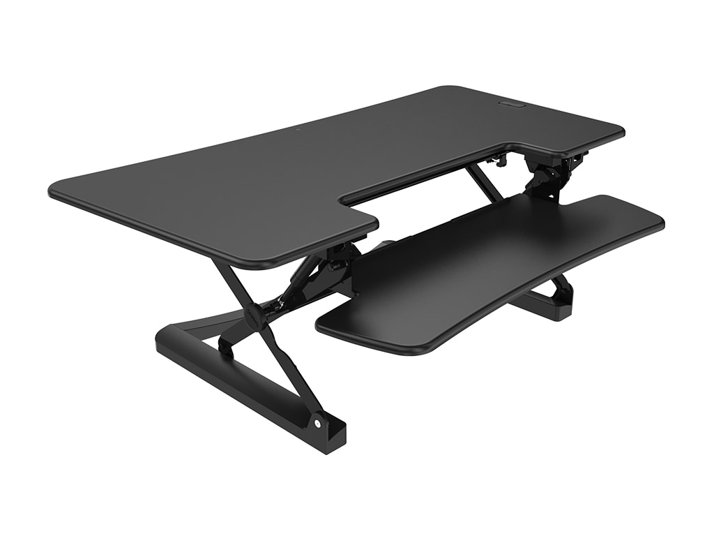 Loctek Lxr48b 48 Sit Stand Desktop Riser Black Touchboards