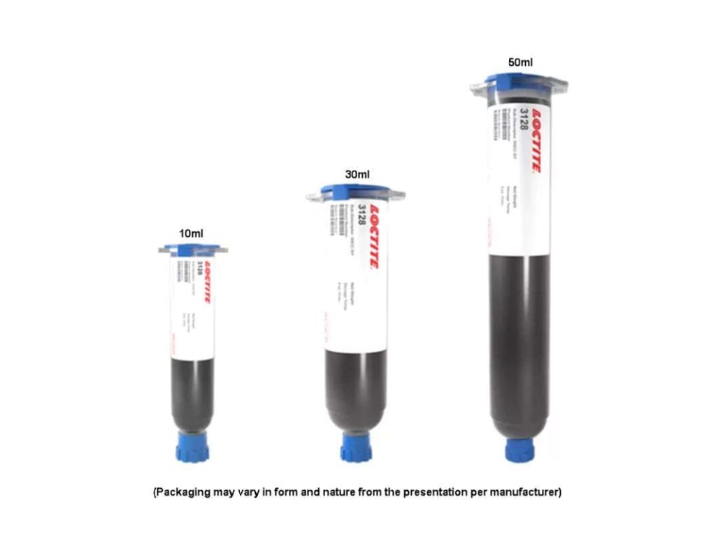 Loctite 623567 EFD 3128 Epoxy Adhesive OnePart, Black, 30ml Syringe