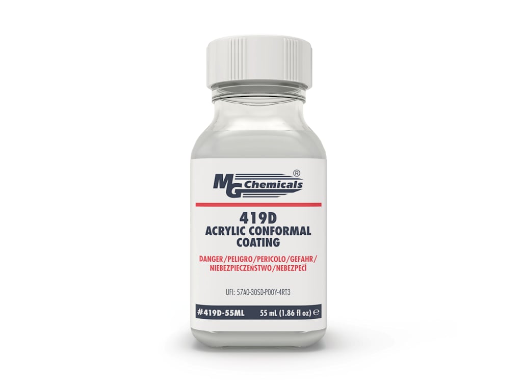MG Chemicals 419D-55ML – Acrylic Conformal Coating, Fast Drying, 55 mL