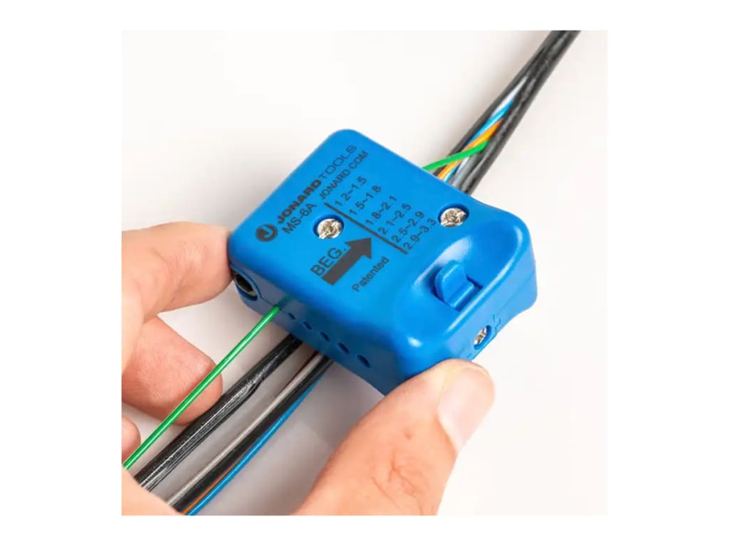 Slitter A Campata Media Con 6 Scanalature – 1,2-3,3 Mm, Jonard MS-6