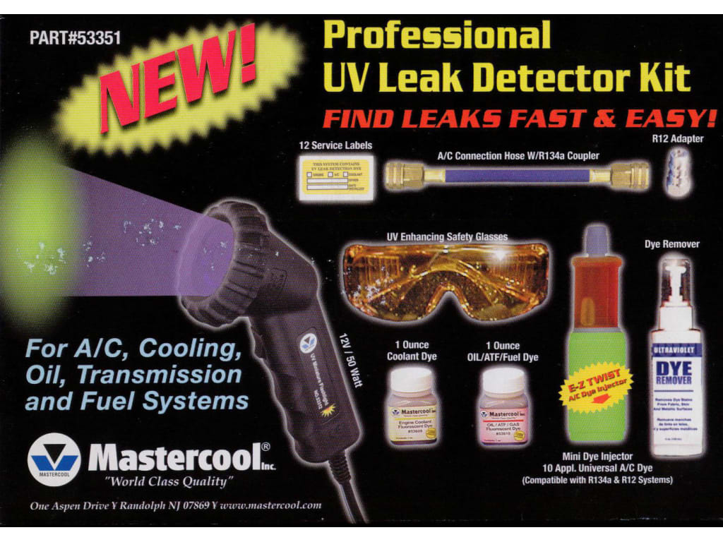 Mastercool 53351 Professional UV Leak Detection Kit TEquipment
