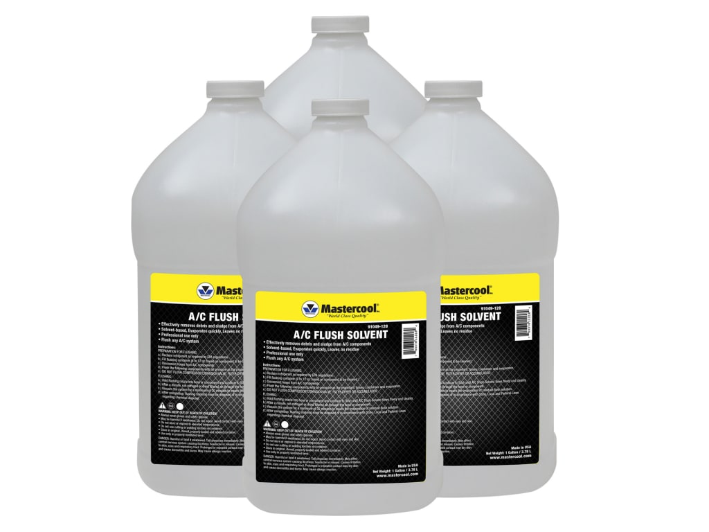 Mastercool 910491284 A/C Flush Solvent 1 Gallon (4 pack) TEquipment