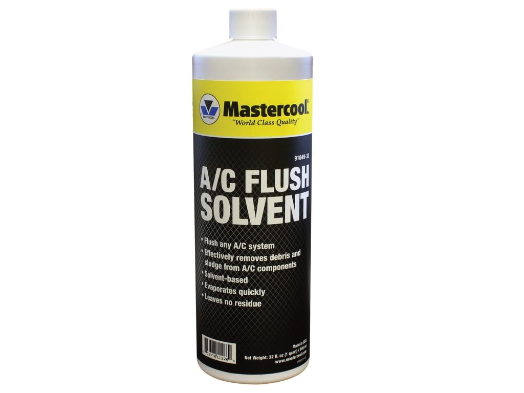 Mastercool 91049-32 32 Oz Flush Solvent, Non-flammable, Non-corrosive