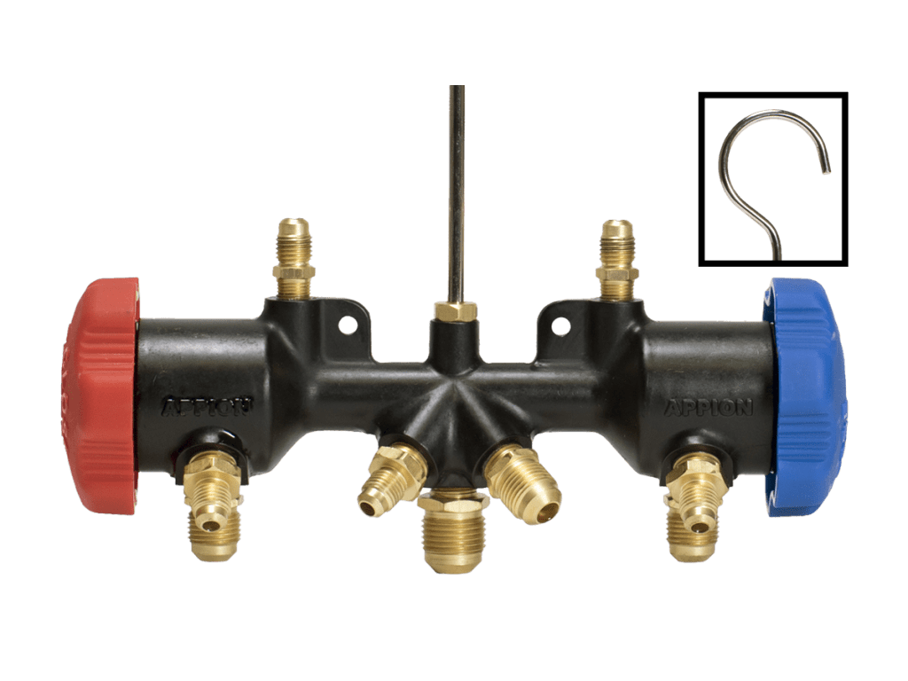 Appion MGAMANV 1/2" MegaFlow Vacuum Manifold (Manifold Only, Without