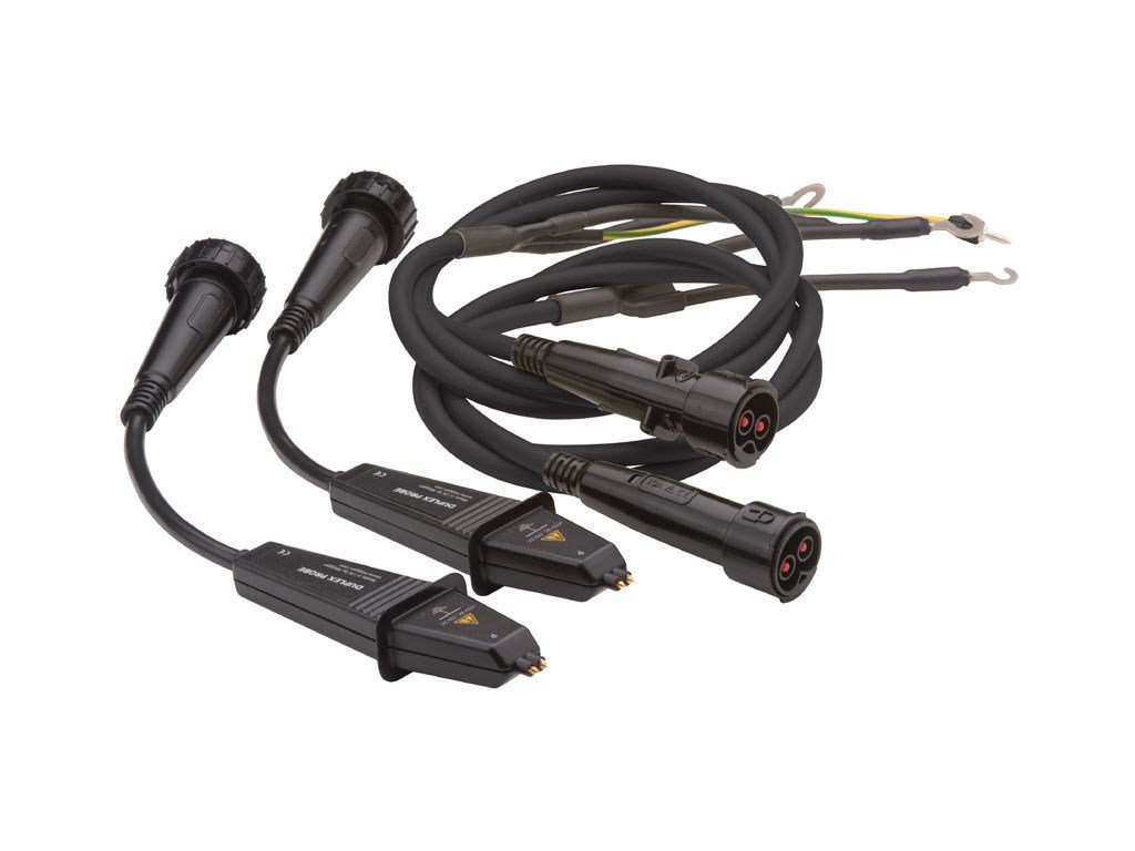 Megger Dh4 C Two Wire Four Terminal Duplex Probe Lead Set Tequipment