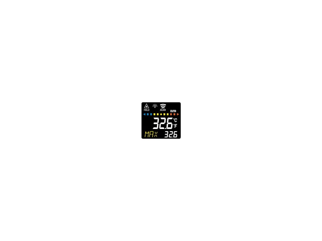 Metris Instruments Model EC400L3 Digital Infrared Thermometer Temp