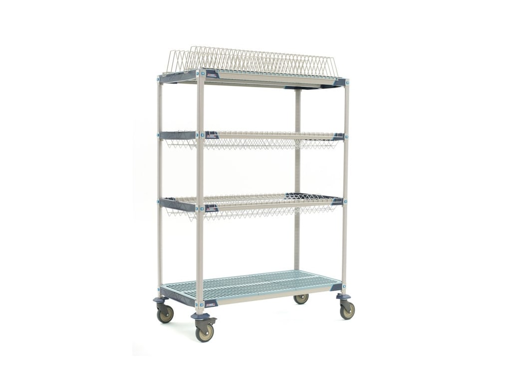 MetroMax i Mobile Drying Rack with Two Tray Racks, Two Pan Racks and Drip  Tray