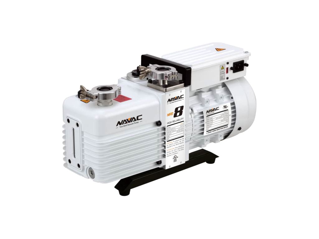 NAVAC NRD8M MINERAL 115V 1PH Dual Stage Oil Sealed Rotary Vane Vacuum