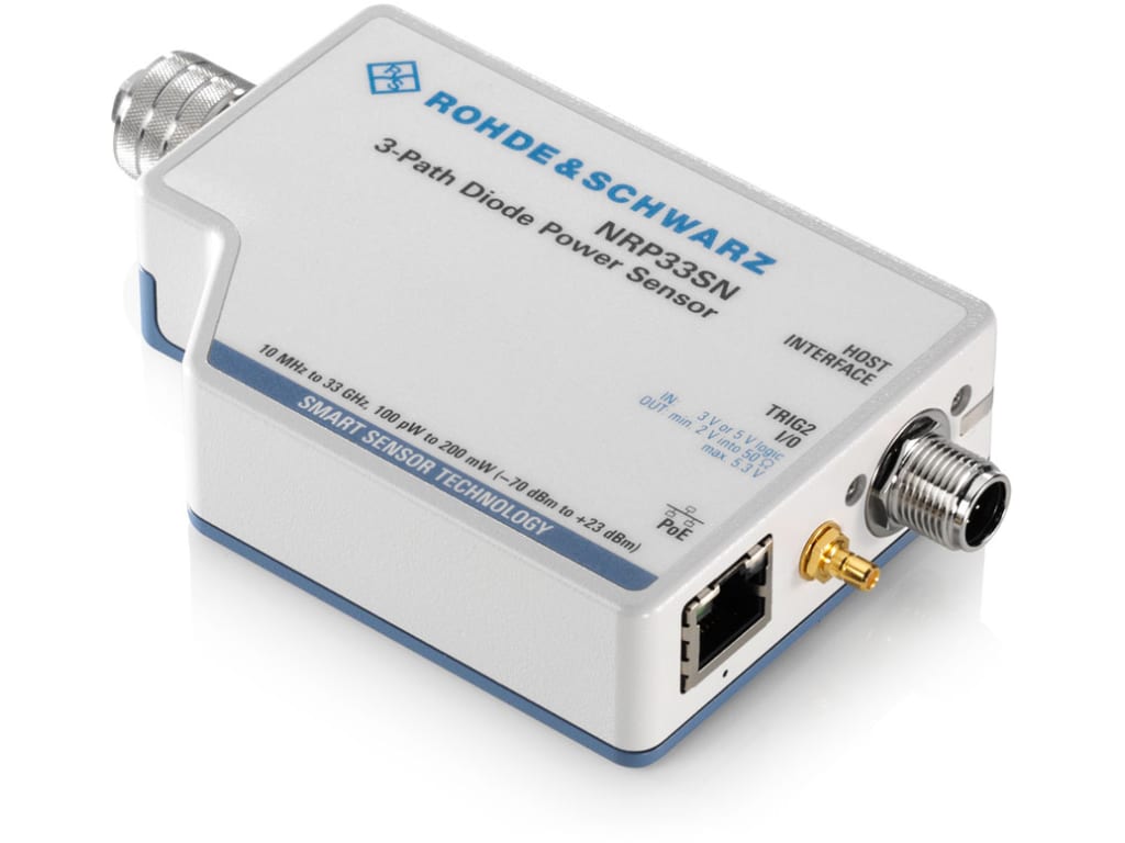 Rohde and Schwarz NRP33SN - Three-Path Diode Power Sensor (10 MHz - 33  GHz), LAN Model