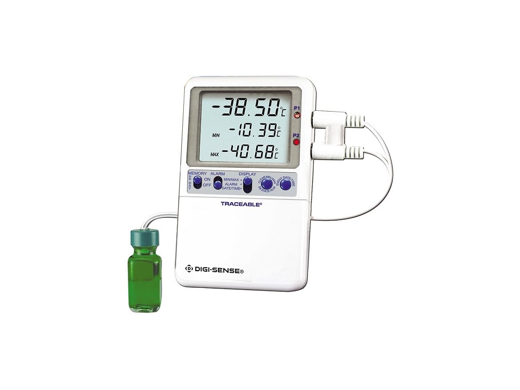 Traceable WD-94460-71 Min/Max Thermometer w 5 mL Bottle Probe, NIST