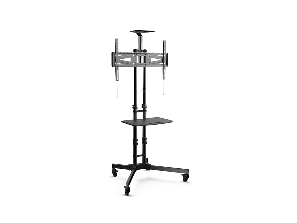 Loctek P3B Mobile TV Cart with DVD Shelf and Camera Plate for 32"65" TVs Touchboards